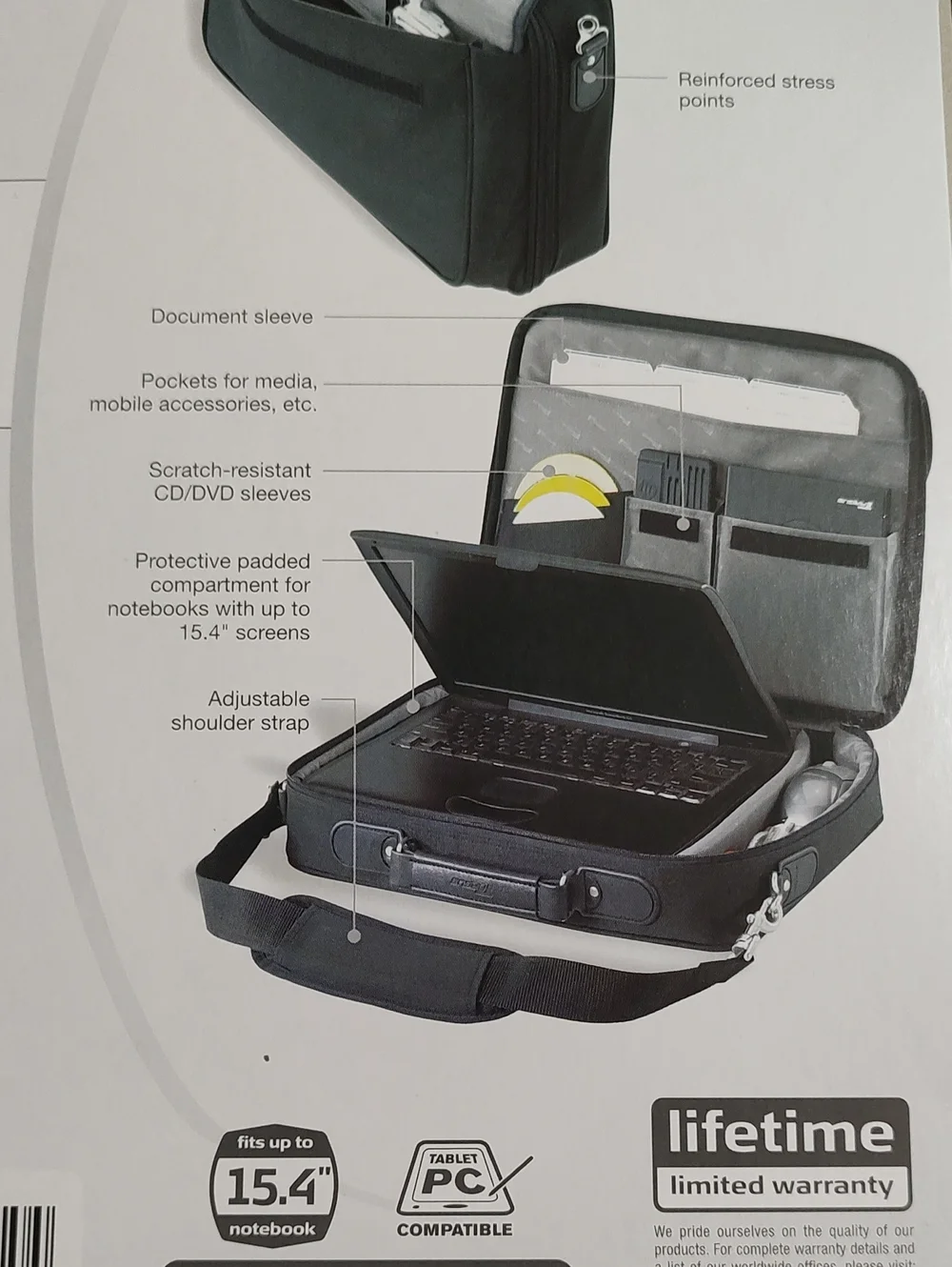 Targus Black Clamshell Notebook Case